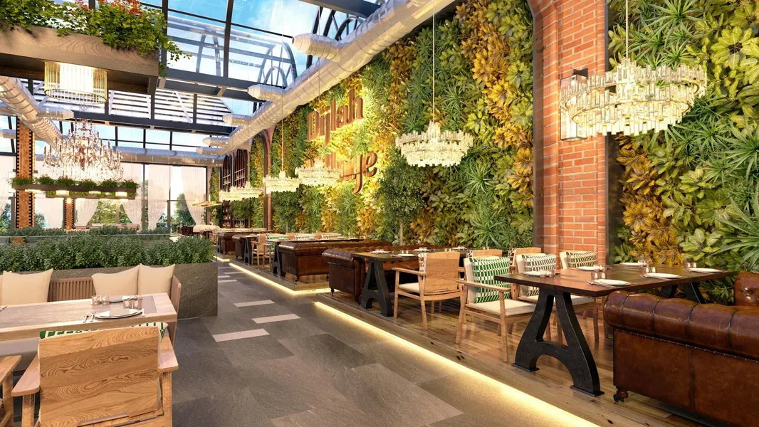Özsüt restoranının daxili görünüşü 3